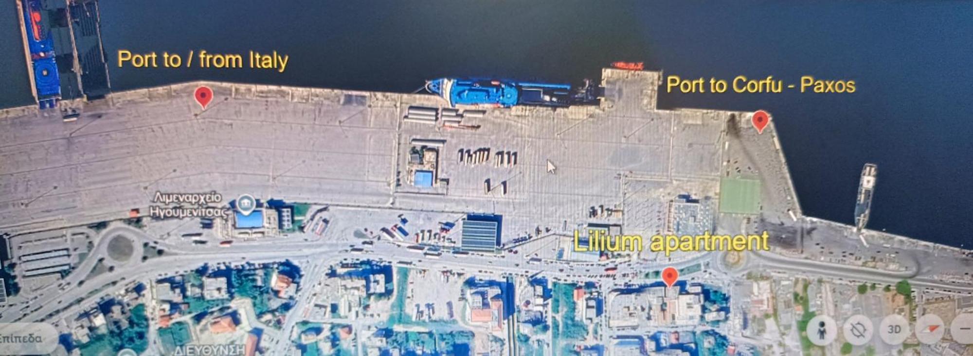 Lilium Luxury Apartment Igoumenitsa Esterno foto